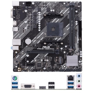 Kit Placa de baza ASUS PRIME A520M-K, AMD Ryzen 3 4100 3.8GHz, Cooler CPU inclus - Img 2