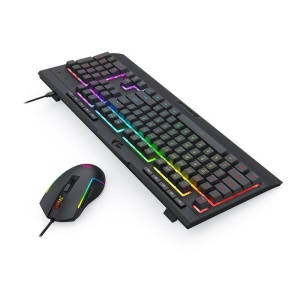 Kit tastatura si mouse Redragon S151 Gaming Essentials negru iluminare RGB - Img 4
