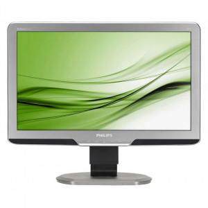 Monitor LED 20" Philips 201BL2, Grad A, 1600x900, 5ms, DVI, VGA, Cabluri incluse - Img 2