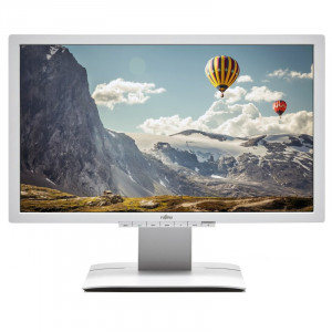 Monitor LED 23" Fujitsu Siemens P23T-6 White, Grad A, 1920x1080, 5ms, DVI, VGA, DisplayPort, Cabluri incluse - Img 1