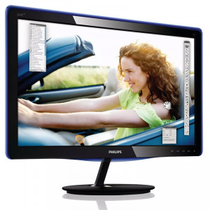 Monitor LED Philips 24" 247E31, 2ms, 1920x1080, DVI, VGA, Cabluri incluse - Img 2