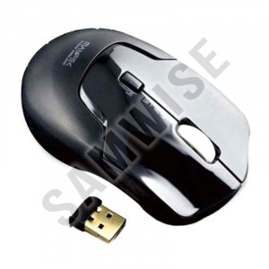 Mouse E-Blue Mayfek Black, 1480DPI (switch DPI), 6000FPS, Wireless, Nano Receiver - Img 1
