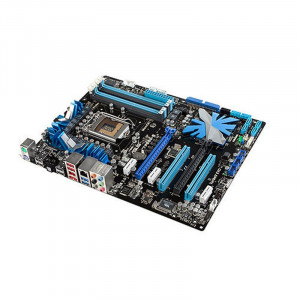 Placa de baza Asus P7P55D-E, LGA1156, 4x DDR3, 2x SATA III, USB 3.0 - Img 1