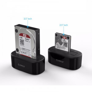Rack extern HDD/SSD Orico 6218US3 2.5/3.5" USB 3.0, docking station - Img 3
