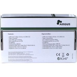 Rack HDD Inter-Tech Veloce GD-25609 USB 3.0 negru - Img 3