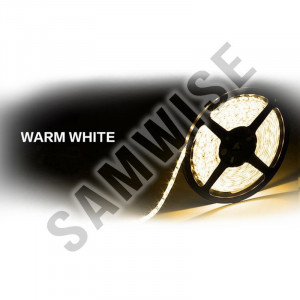 Rola leduri SMD 5m, lumina alb cald - Img 3