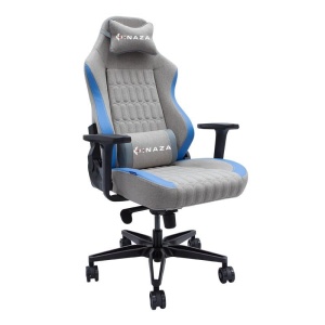 Scaun gaming Inaza Gunner gri cu albastru - Img 2