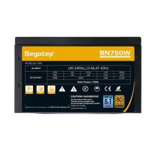 Sursa Segotep BN750W V2 750W 80PLUS Bronze PCIE 5.1 neagra - Img 4