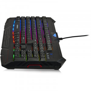 Tastatura Gaming Newmen GL700L, iluminare LED multicolora, 12 Taste Multimedia - Img 4
