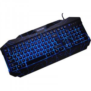 Tastatura Gaming Newmen GL800, iluminata LED, Taste multimedia, Open Box - Img 2