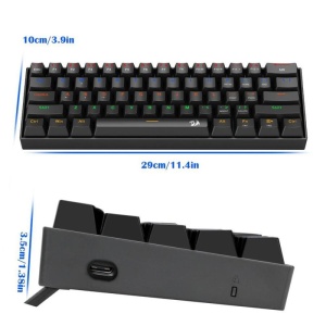 Tastatura Gaming Redragon Lakshmi Mecanica Red Switch, Open Box - Img 7