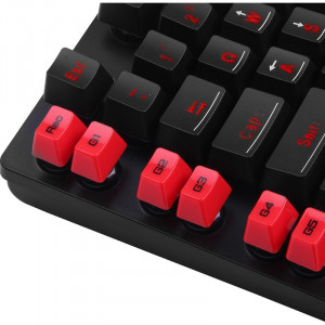 Tastatura Gaming Redragon Yaksa Black K505-BK, Iluminare LED, Open Box - Img 4