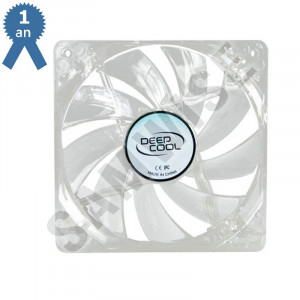 Ventilator DeepCool Xfan 120L transparent led rosu - Img 2