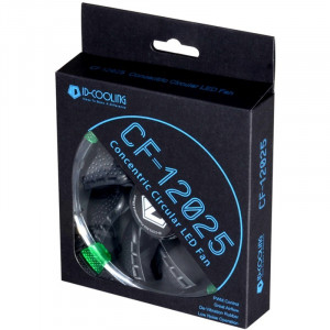 Ventilator ID-Cooling CF-12025-G, Green LED, 120mm - Img 3