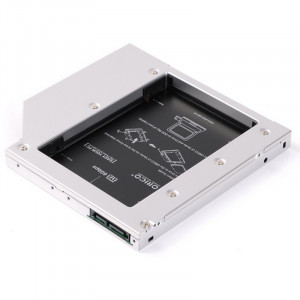 Adaptor HDD Caddy Orico HDD/SSD L95SS-V1, pentru unitati optice de tipul 9.5 mm - Img 1