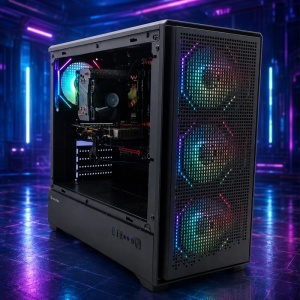 Calculator Gaming Aether V1, Intel Core i7-6700K 4.0GHz, HP Munich-S Z170, 16GB DDR4, SSD 256GB, HDD 1TB, GTX 1070 8GB GDDR5