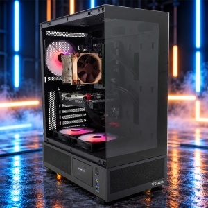 Calculator Gaming Atlas V9, Intel Core i5-10500T 2.3GHz, Gigabyte H410M HD3P, 16GB DDR4, SSD NVMe 256GB, HDD 1TB, ARKTEK GTX 1660 Ti 6GB GDDR6