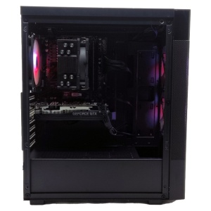 Calculator Gaming Aura V14, AMD Ryzen 5 5500 3.6GHz, GIGABYTE A520M K V2, 16GB DDR4, SSD 256GB, HDD 1TB, GTX 1660 Ti 6GB GDDR6 - Img 3