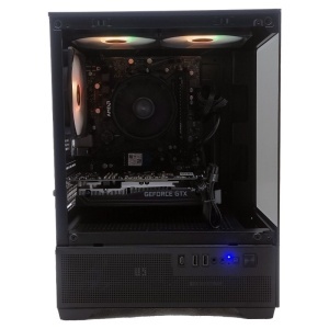 Calculator Gaming Aura V24, AMD Ryzen 5 3500 3.6GHz, ASRock A520M-HVS, 16GB DDR4, SSD 256GB, HDD 1TB, GTX 1660 Ti 6GB GDDR6 - Img 3
