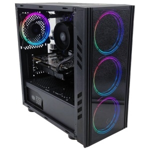 Calculator Gaming BlackShip V2, AMD Ryzen 5 5500 3.6GHz, GIGABYTE A520M DS3H V2, 16GB DDR4, SSD 512GB, HDD 1TB, GTX 1070 Ti 8GB GDDR5 - Img 1