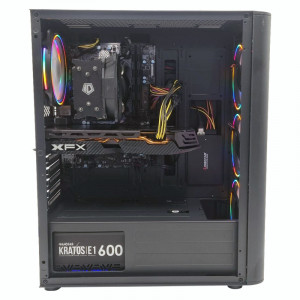 Calculator Gaming Fury V5, Intel Core i5 7400 3GHz, MSI H110M-S03, 16GB DDR4, SSD 512GB, HDD 1TB, RX 580 8GB GDDR5 256-bit, 600W - Img 2