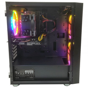 Calculator Gaming Graphite V3, Intel Core i5-9500 3GHz, GA-H310M S2H, 32GB DDR4, SSD 500GB, HDD 3TB, GTX 1660 6GB DDR6 - Img 3