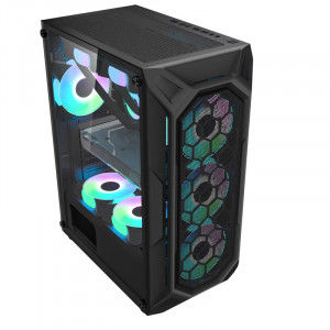 Calculator Gaming Hive V5, Intel Core i5-9400f 2.9GHz, GA-H310M S2H, 16GB DDR4, SSD 512GB, HDD 1TB, RX 580 NITRO+ 4GB GDDR5 - Img 5