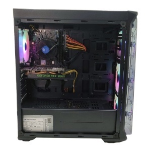 Calculator Gaming Lux II V3, Intel Core i5 10500T pana la 3.8GHz, H410M H V2, 16GB DDR4, SSD 512GB, HDD 500GB, RTX 2060 6GB GDDR6 - Img 3