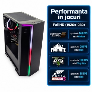 Calculator Gaming Renegade V7, Intel Core i7-5820K 3.3GHz, Gigabyte X99-UD3P, 16GB DDR4, SSD 500GB, HDD 500GB, GTX 1070 EX 8GB GDDR5 - Img 2