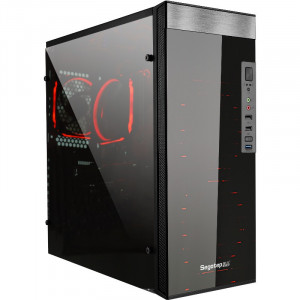 Calculator Gaming Segotep K6, Intel Core i5 4430 3GHz, GIGABYTE H81M-S2H, 16GB DDR3, SSD 240GB, 1TB, XFX Radeon RX 580 8GB DDR5 256-bit, DVI, HDMI, 530W - Img 1