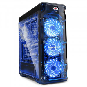 Calculator Gaming Segotep LUX II, Intel Core i5 3570 3.4GHz, Acer H61H2-AD, 8GB DDR3, nVIDIA GTX 670 4GB DDR5 256-bit, SSD 120GB, 1TB, 430W - Img 1