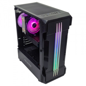 Calculator Gaming Zerg V5, Intel Core i5 8500 3GHz, Asus H310M-R, 16GB DDR4, SSD 480GB, HDD 2TB, RX 580 8GB DDR5 - Img 2