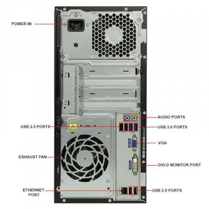 Calculator HP 280 G1 MT, Intel Core i5 4590s 3GHz, 8GB DDR3, SSD 128GB, 500GB, DVD-RW - Img 2