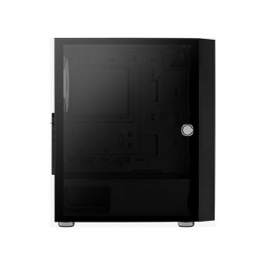 Carcasa Gaming Aerocool Graphite V2 neagra, MiddleTower, USB 3.0, Panou transparent - Img 2