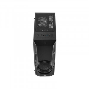 Carcasa Gaming AeroEngine iluminata RGB, Middle Tower, USB 3.0, Panou transparent - Img 8