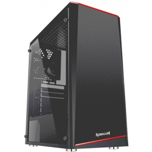 Carcasa Gaming Redragon Ratchet Black, Open Box