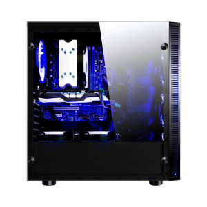 Carcasa Gaming Redragon Sidewipe Black, USB 3.0, controller RGB cu telecomanda - Img 4