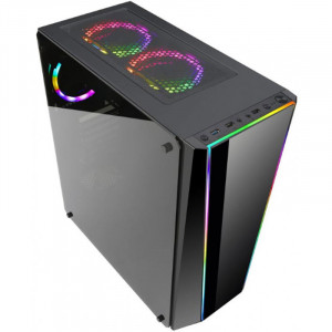 Carcasa Gaming Redragon Tailgate, MiddleTower, Panou transparent, USB 3.0, Vent. 120 mm LED RGB - Img 4