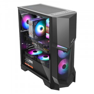 Carcasa Gaming Segotep Gank 3, Middle Tower, USB 3.0, Panou transparent - Img 2