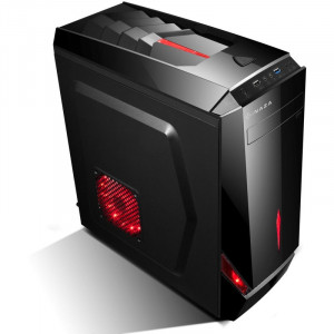 Carcasa Inaza X-BLADE, MiddleTower, USB 3.0, 2x Vent. 120mm LED - Img 2
