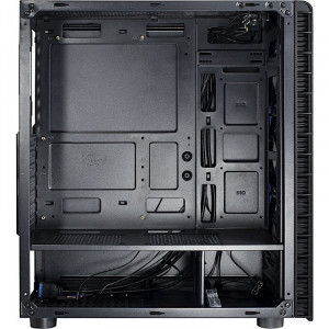 Carcasa Inter-Tech CXC2 Black, USB 3.0, Vent. incluse 3x 120mm LED Albastru - Img 4