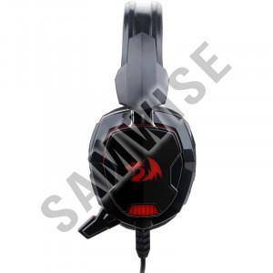 Casti Gaming Redragon Glaucus Black, design ergonomic - Img 2