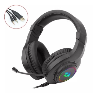 Casti gaming Redragon Hylas iluminare RGB negre - Img 4