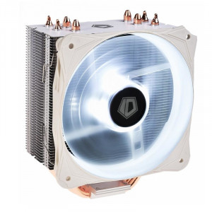 Cooler CPU ID-Cooling SE-214L Snow V2, Iluminare alba, Ventilator 130mm, 4x Heatpipe-uri cupru - Img 1
