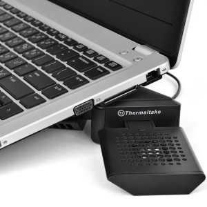 Cooler laptop Thermaltake Satellite 2 in 1 cu difuzoare negru - Img 2