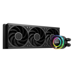 Cooler procesor cu lichid cu display ID-Cooling SL360 V2 Plus negru iluminare aRGB