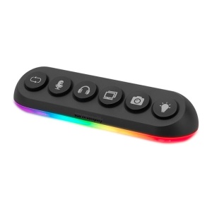 HUB USB Streamplify Desck 5 iluminare RGB 5 port-uri - Img 2