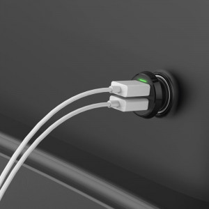 Incarcator Auto Orico UCE-2U 17W, 2x USB, max. 3.4A - Img 5