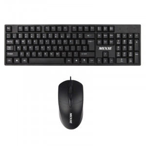 Kit tastatura + mouse Mixie X70, Negru, Design ergonomic - Img 5