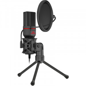 Microfon Redragon Seyfert cu stand, Condenser - Img 1